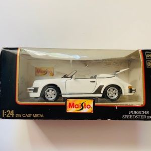 Porsche 911 Speedster 1989 WHITE Maisto